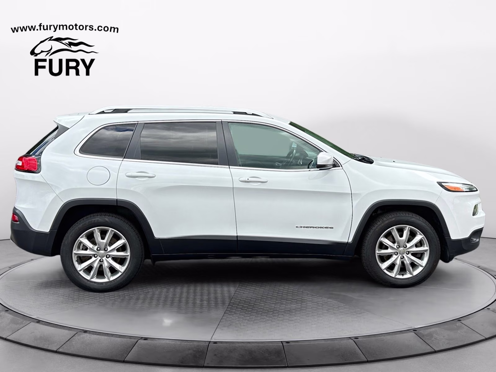 2017 Bright White Clearcoat Jeep Cherokee Limited 4X4 SUV