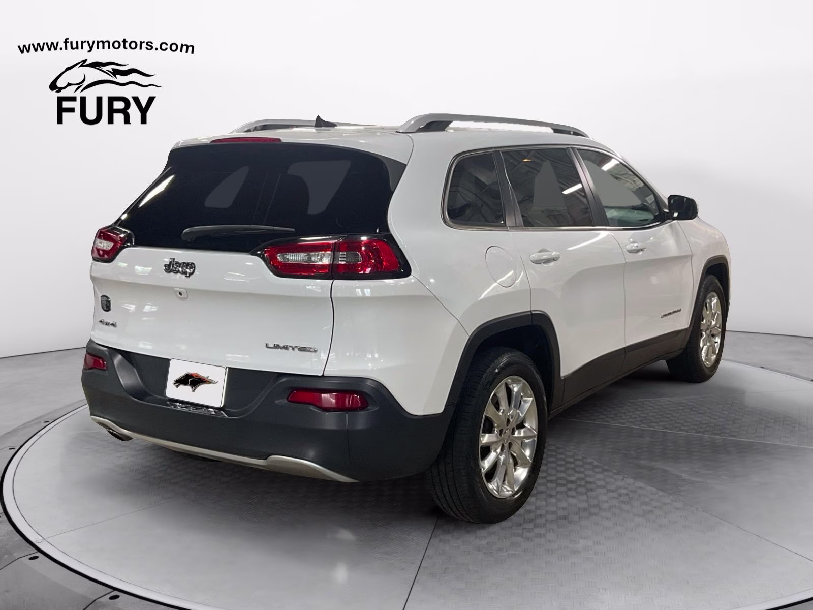 2017 Bright White Clearcoat Jeep Cherokee Limited 4X4 SUV