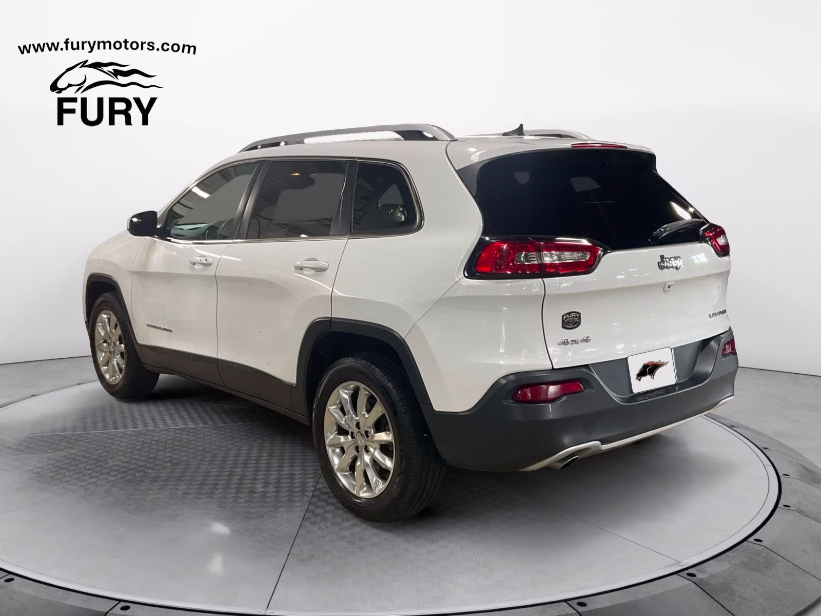 2017 Bright White Clearcoat Jeep Cherokee Limited 4X4 SUV