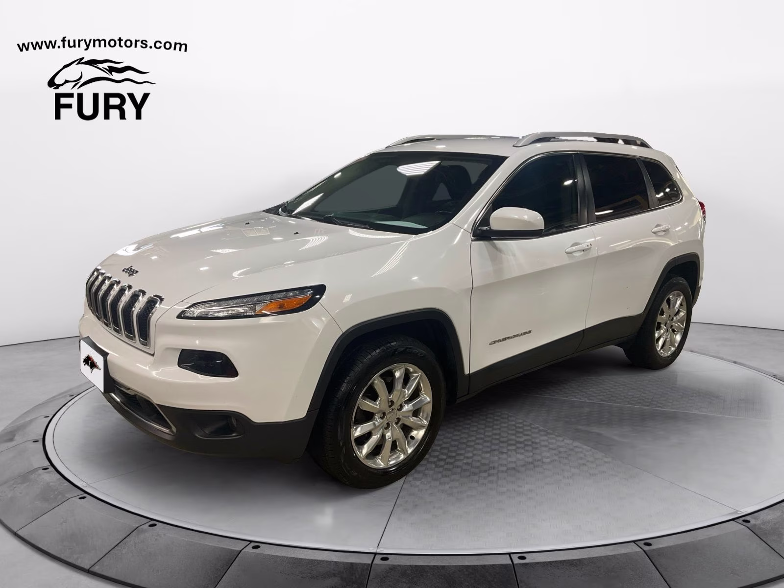 2017 Bright White Clearcoat Jeep Cherokee Limited 4X4 SUV