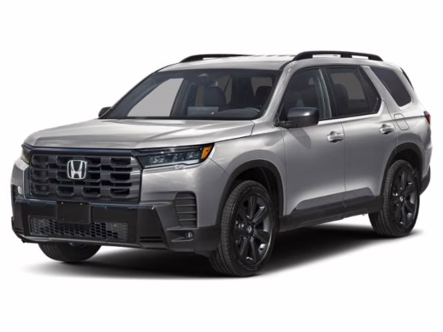 2026 Solar Silver Metallic Honda Pilot Sport AWD SUV