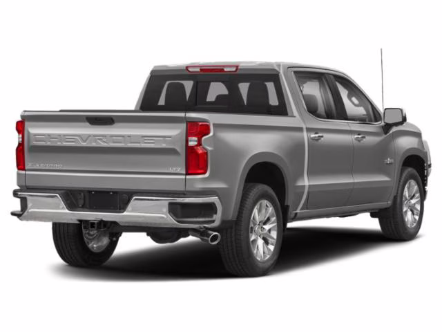 2020 Silver Chevrolet Silverado LTZ 4X4 Truck
