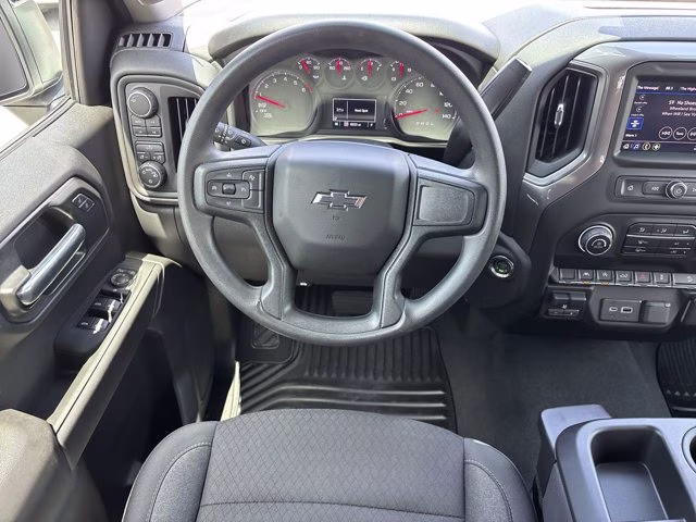 2025 Summit White Chevrolet Silverado 1500 Custom Trail Boss 4X4 Truck