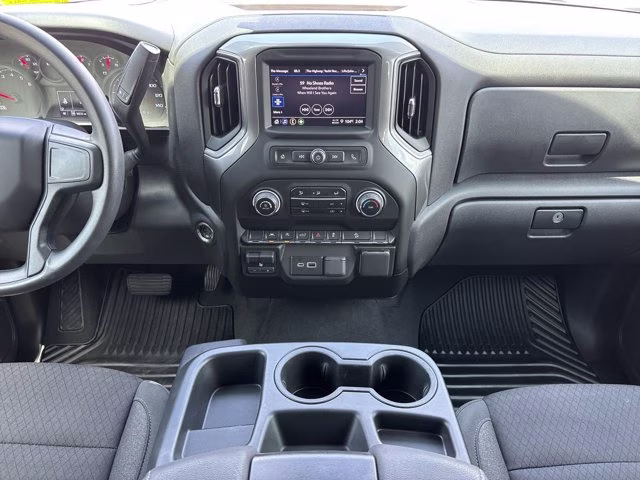 2025 Summit White Chevrolet Silverado 1500 Custom Trail Boss 4X4 Truck