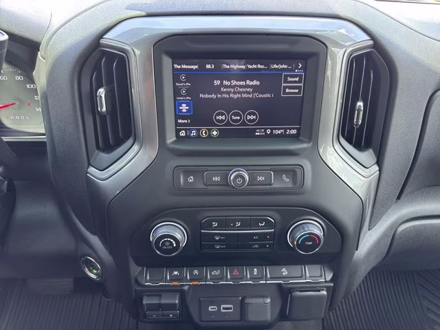 2025 Summit White Chevrolet Silverado 1500 Custom Trail Boss 4X4 Truck