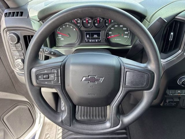 2025 Summit White Chevrolet Silverado 1500 Custom Trail Boss 4X4 Truck