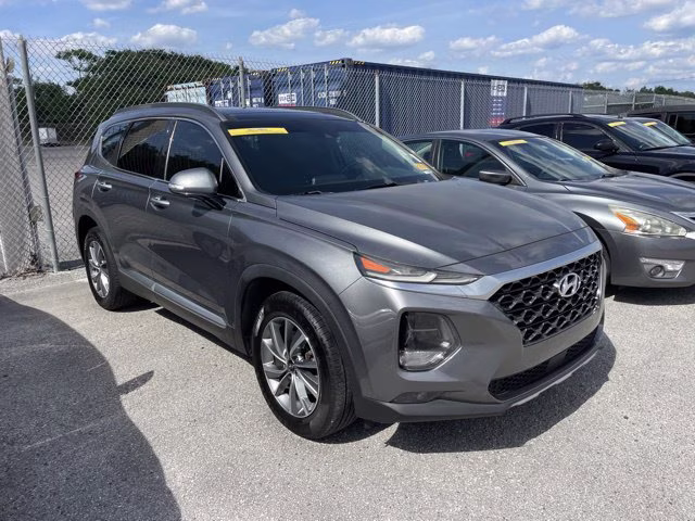 2019 Machine Gray Hyundai Santa Fe Limited FWD SUV