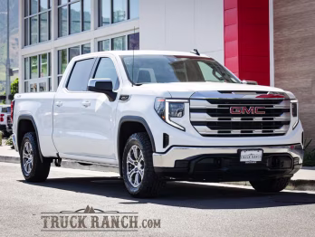 2023 Summit White GMC Sierra 1500 SLE 4X4 Truck