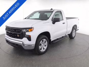 2025 Summit White Chevrolet Silverado 1500 WT RWD Truck