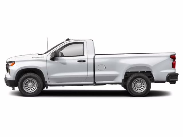 2025 Summit White Chevrolet Silverado 1500 WT RWD Truck