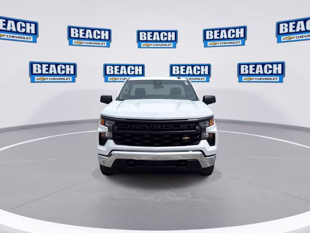 2025 Summit White Chevrolet Silverado 1500 WT RWD Truck