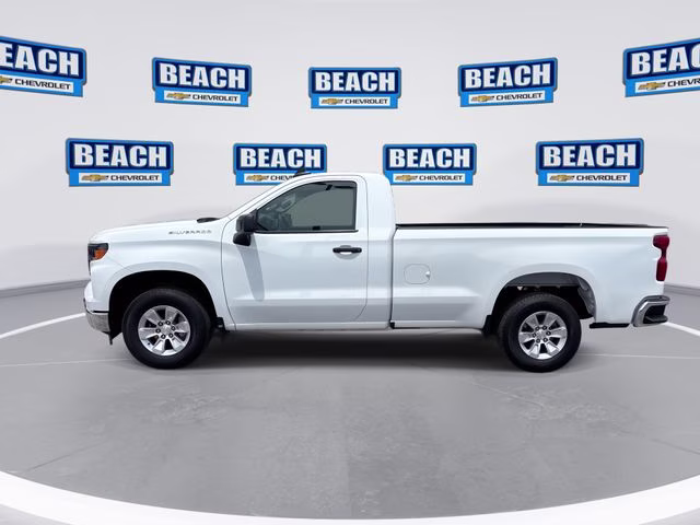 2025 Summit White Chevrolet Silverado 1500 WT RWD Truck
