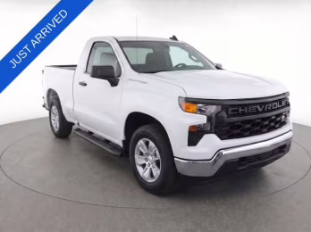 2025 Summit White Chevrolet Silverado 1500 WT RWD Truck