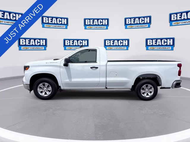2025 Summit White Chevrolet Silverado 1500 WT RWD Truck