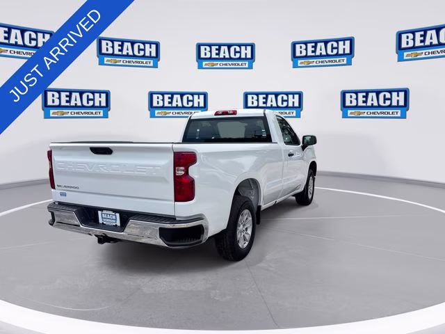 2025 Summit White Chevrolet Silverado 1500 WT RWD Truck