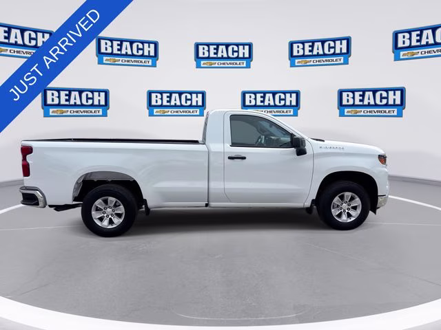 2025 Summit White Chevrolet Silverado 1500 WT RWD Truck