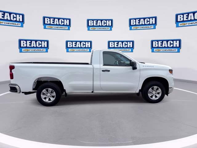 2025 Summit White Chevrolet Silverado 1500 WT RWD Truck