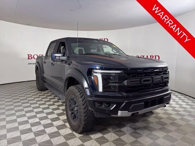 2025 Blue Metallic Ford F-150 Raptor 4X4 Truck