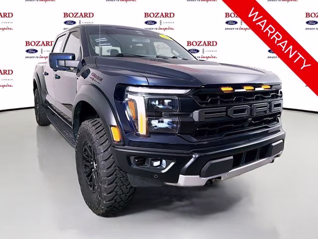2025 Blue Metallic Ford F-150 Raptor 4X4 Truck