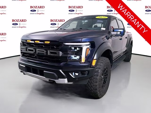 2025 Blue Metallic Ford F-150 Raptor 4X4 Truck