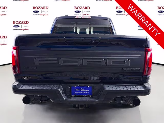 2025 Blue Metallic Ford F-150 Raptor 4X4 Truck