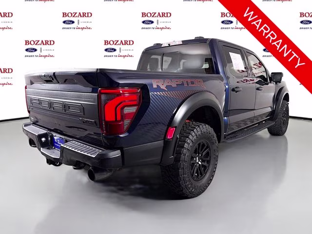 2025 Blue Metallic Ford F-150 Raptor 4X4 Truck