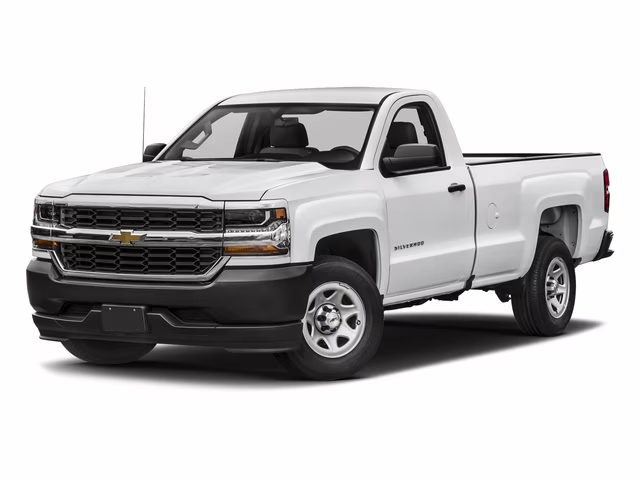 2017 Summit White Chevrolet Silverado 1500 WT 4X4 Truck