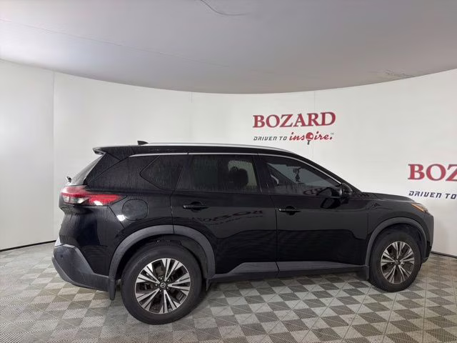 2021 Super Black Nissan Rogue SV FWD SUV