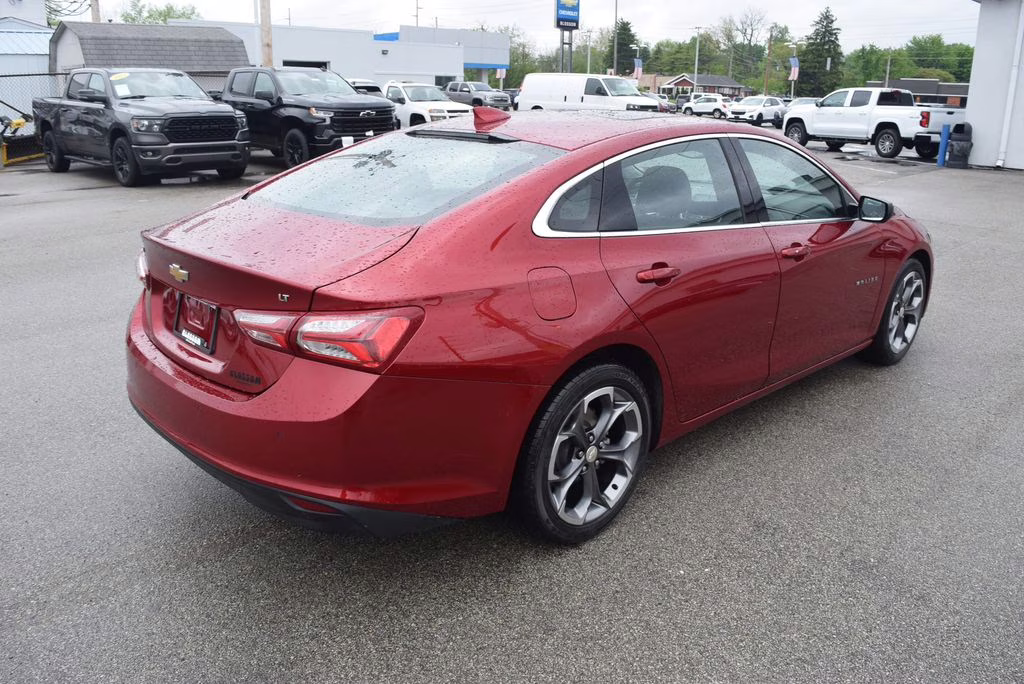 2022 Cherry Red Tintcoat Chevrolet Malibu LT FWD Sedan