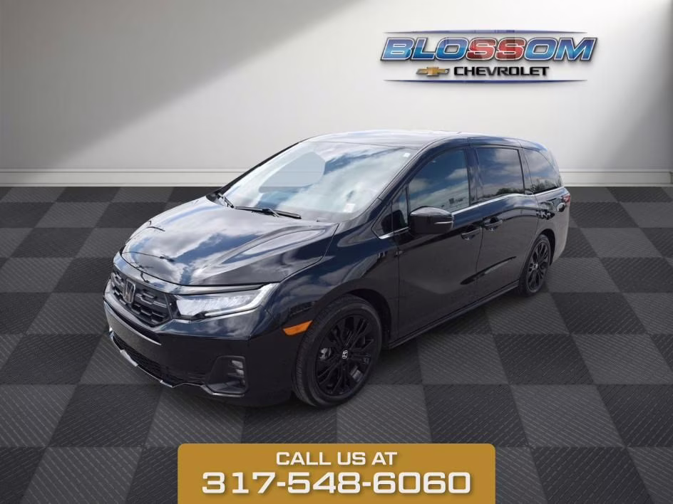 2025 Black Honda Odyssey Sport-L FWD Van