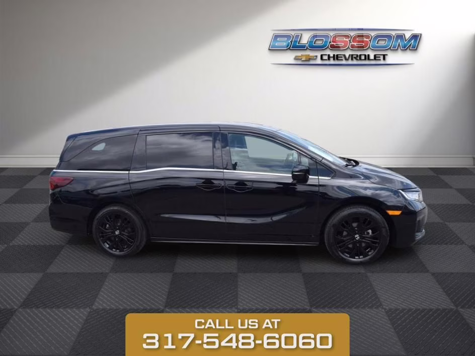 2025 Black Honda Odyssey Sport-L FWD Van