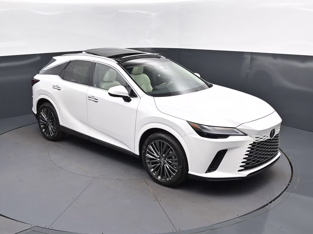 2026 White Lexus RX 350h Luxury AWD SUV