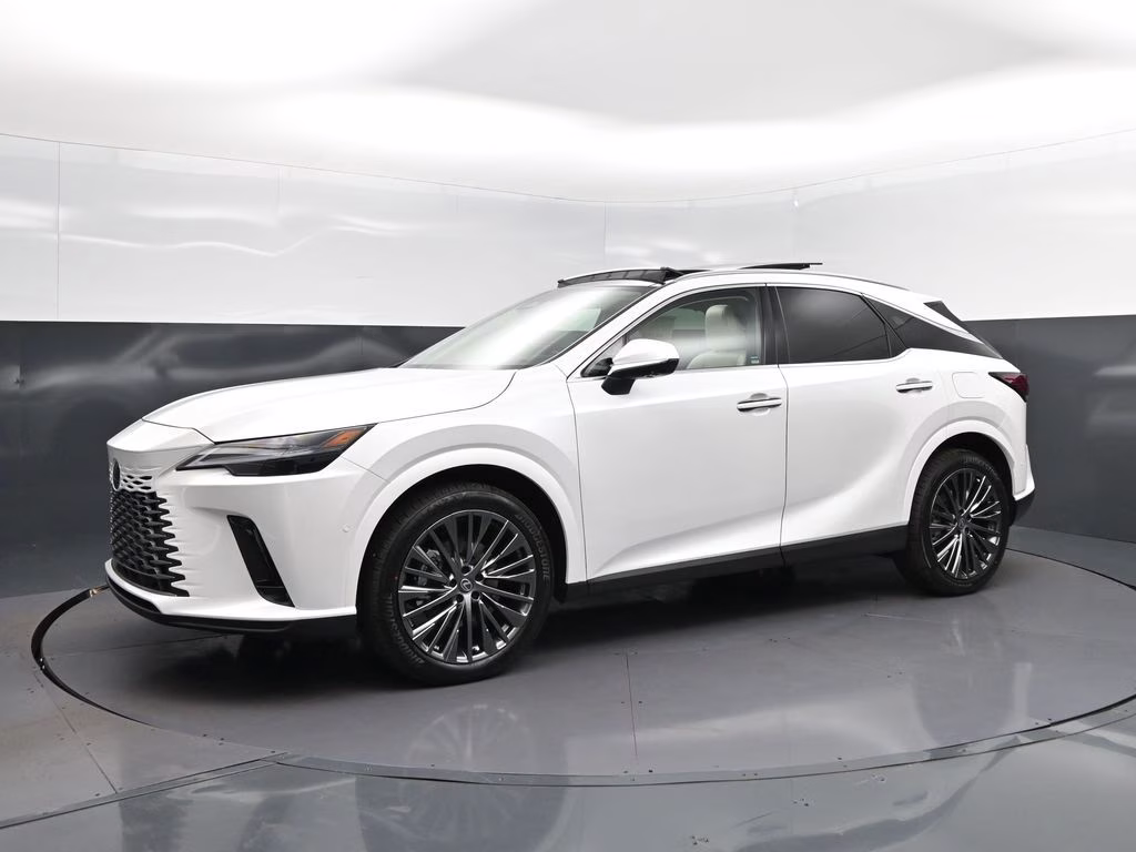 2026 White Lexus RX 350h Luxury AWD SUV