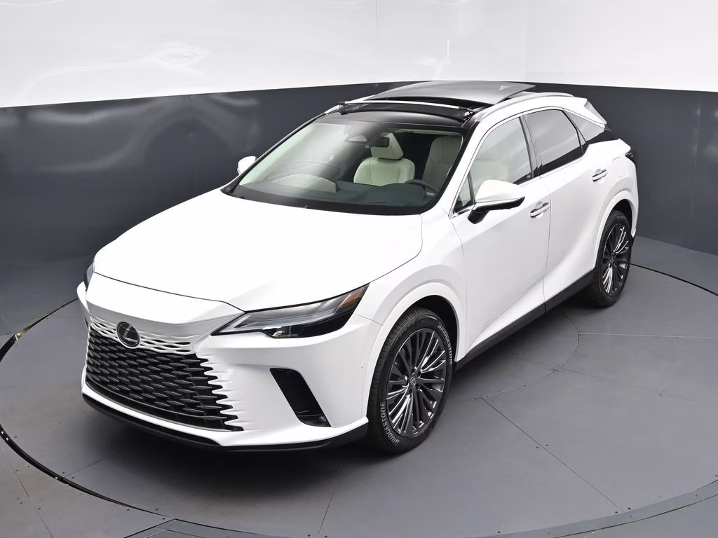 2026 White Lexus RX 350h Luxury AWD SUV