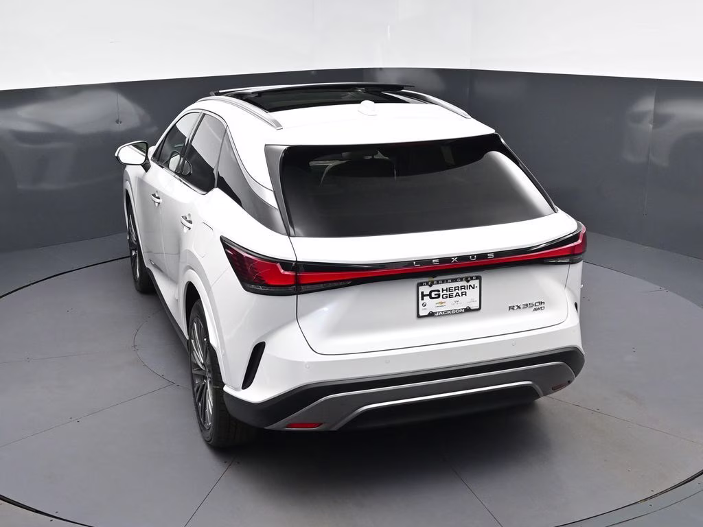2026 White Lexus RX 350h Luxury AWD SUV