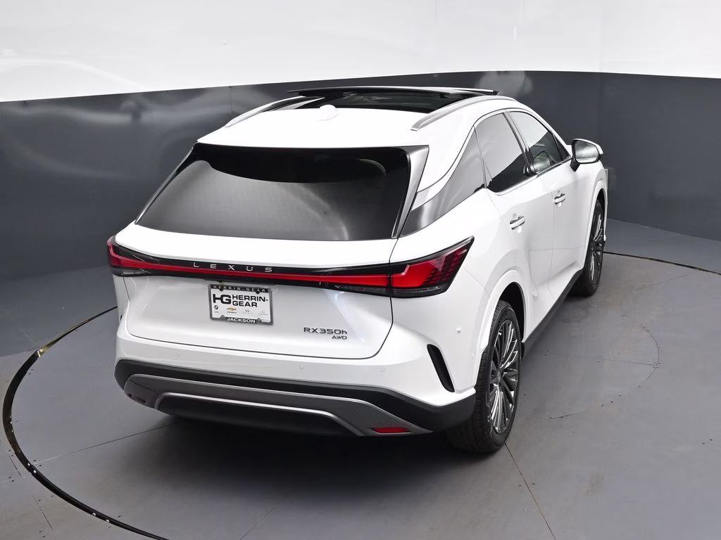 2026 White Lexus RX 350h Luxury AWD SUV
