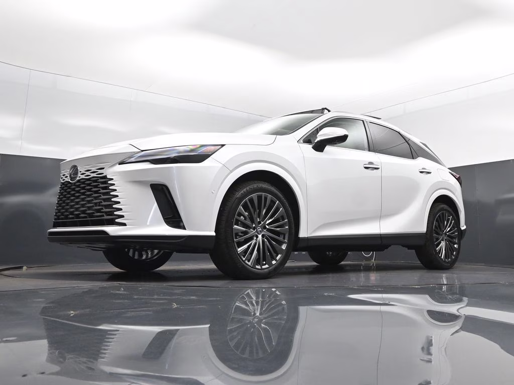 2026 White Lexus RX 350h Luxury AWD SUV