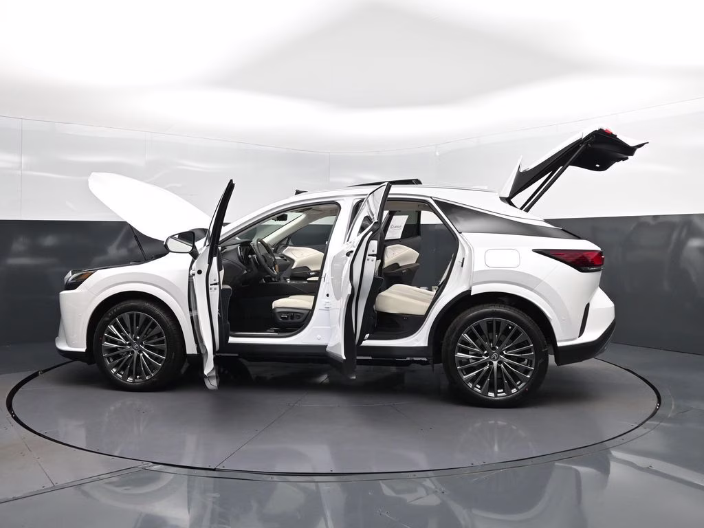 2026 White Lexus RX 350h Luxury AWD SUV