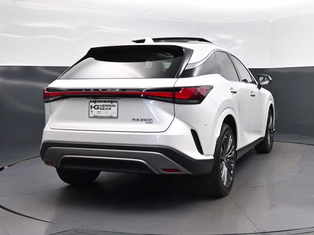 2026 White Lexus RX 350h Luxury AWD SUV
