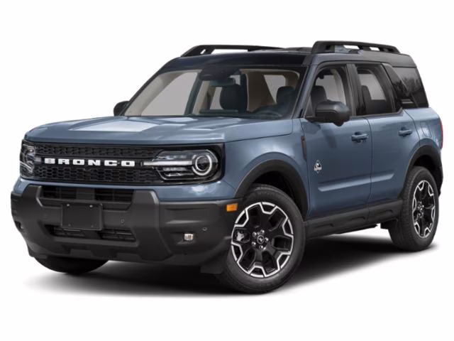 2026 Azure Gray Metallic Tri-Coat Ford Bronco Sport Outer Banks 4X4 SUV