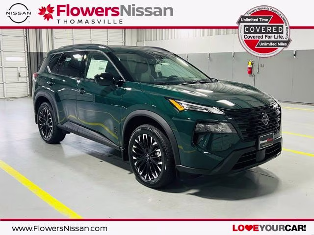 2026 Obsidian Green Nissan Rogue Dark Armor FWD SUV