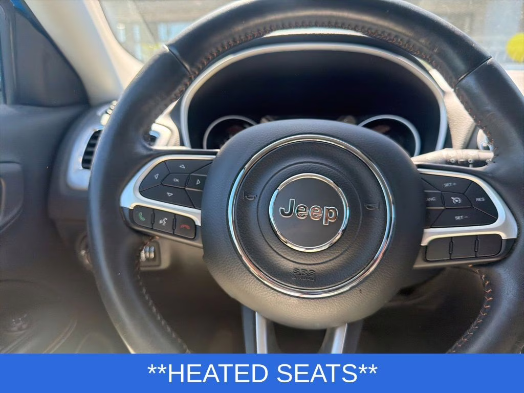 2019 Laser Blue Pearlcoat Jeep Compass Latitude 4X4 SUV