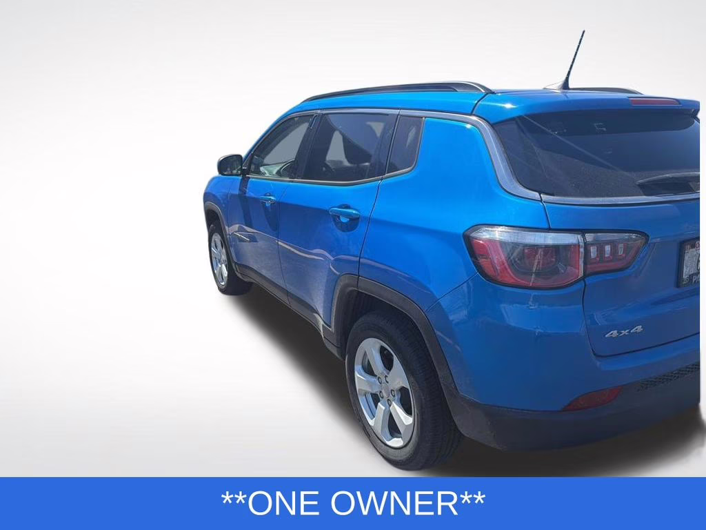 2019 Laser Blue Pearlcoat Jeep Compass Latitude 4X4 SUV