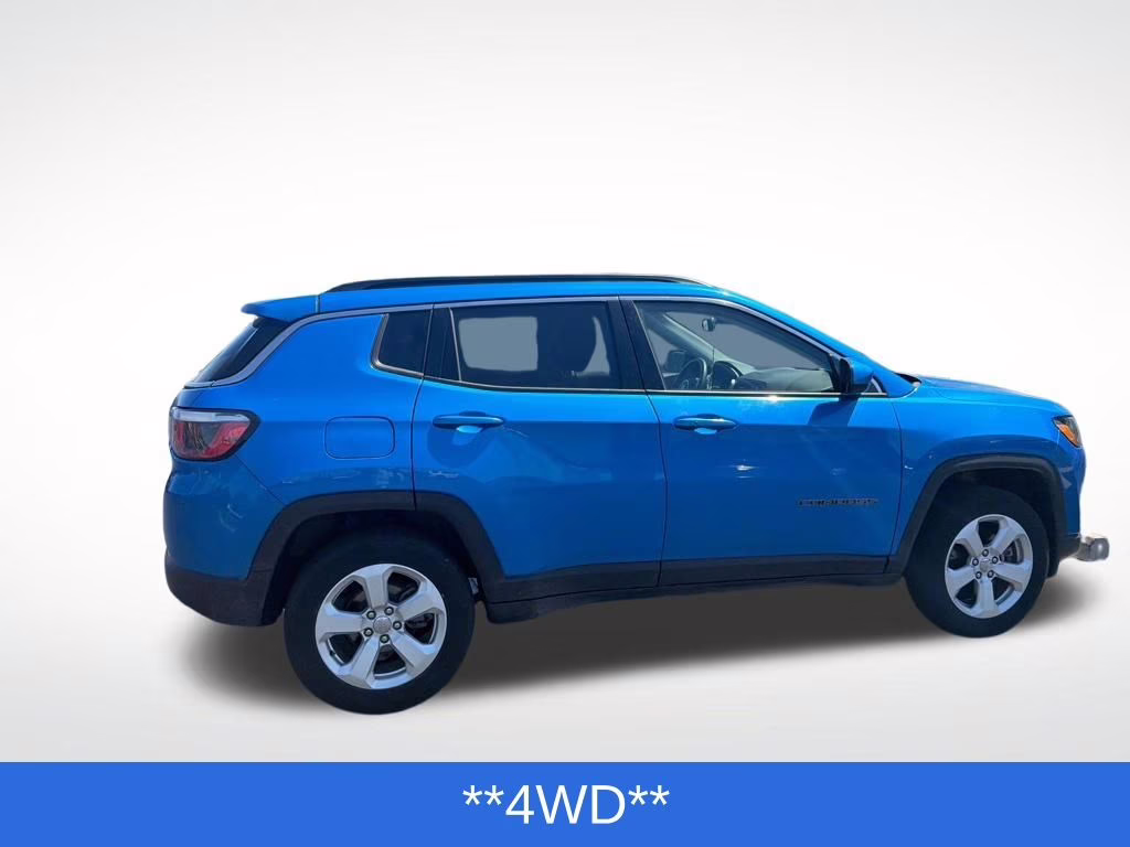 2019 Laser Blue Pearlcoat Jeep Compass Latitude 4X4 SUV