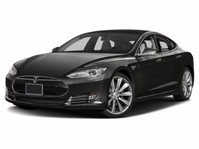 2015 White Tesla Model S 70 kWh Battery RWD Hatchback