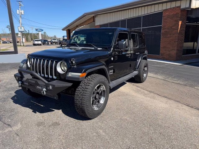 2018 Black Jeep Wrangler Unlimited Sahara 4X4 SUV