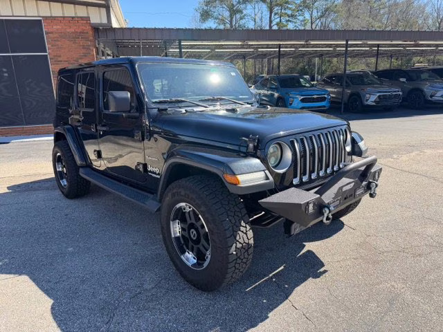 2018 Black Jeep Wrangler Unlimited Sahara 4X4 SUV