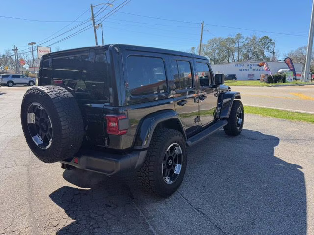 2018 Black Jeep Wrangler Unlimited Sahara 4X4 SUV