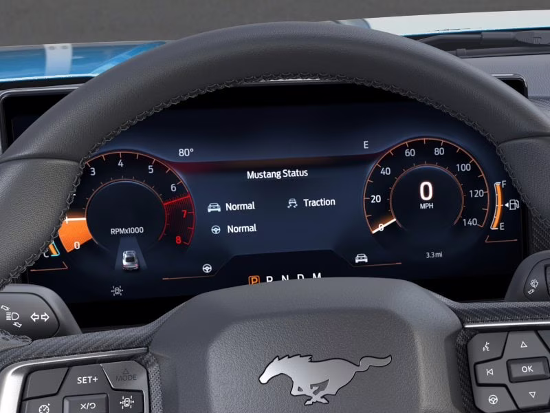 2026 Adriatic Blue Metallic Ford Mustang Ecoboost Fastback RWD Sedan