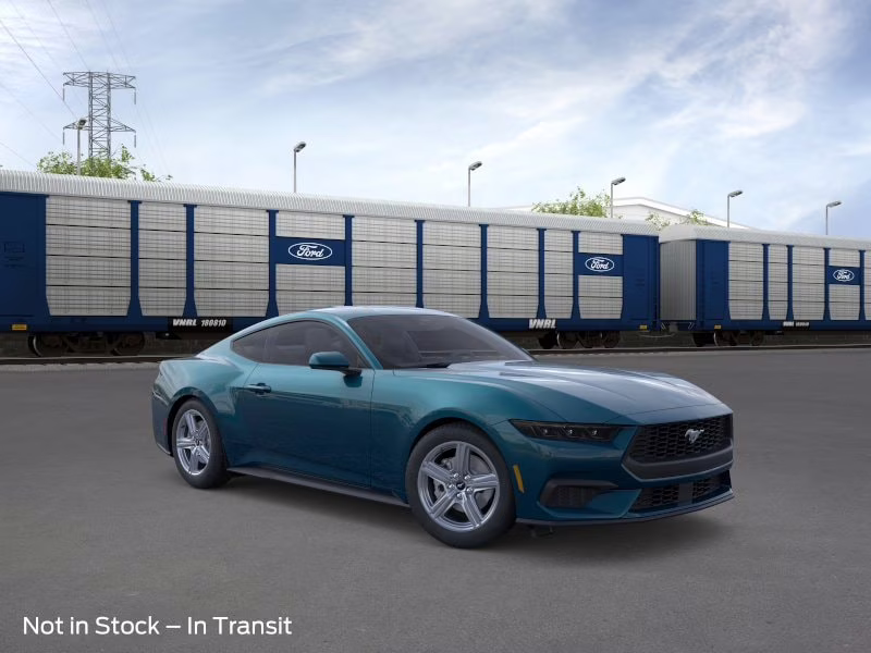 2026 Adriatic Blue Metallic Ford Mustang Ecoboost Fastback RWD Sedan